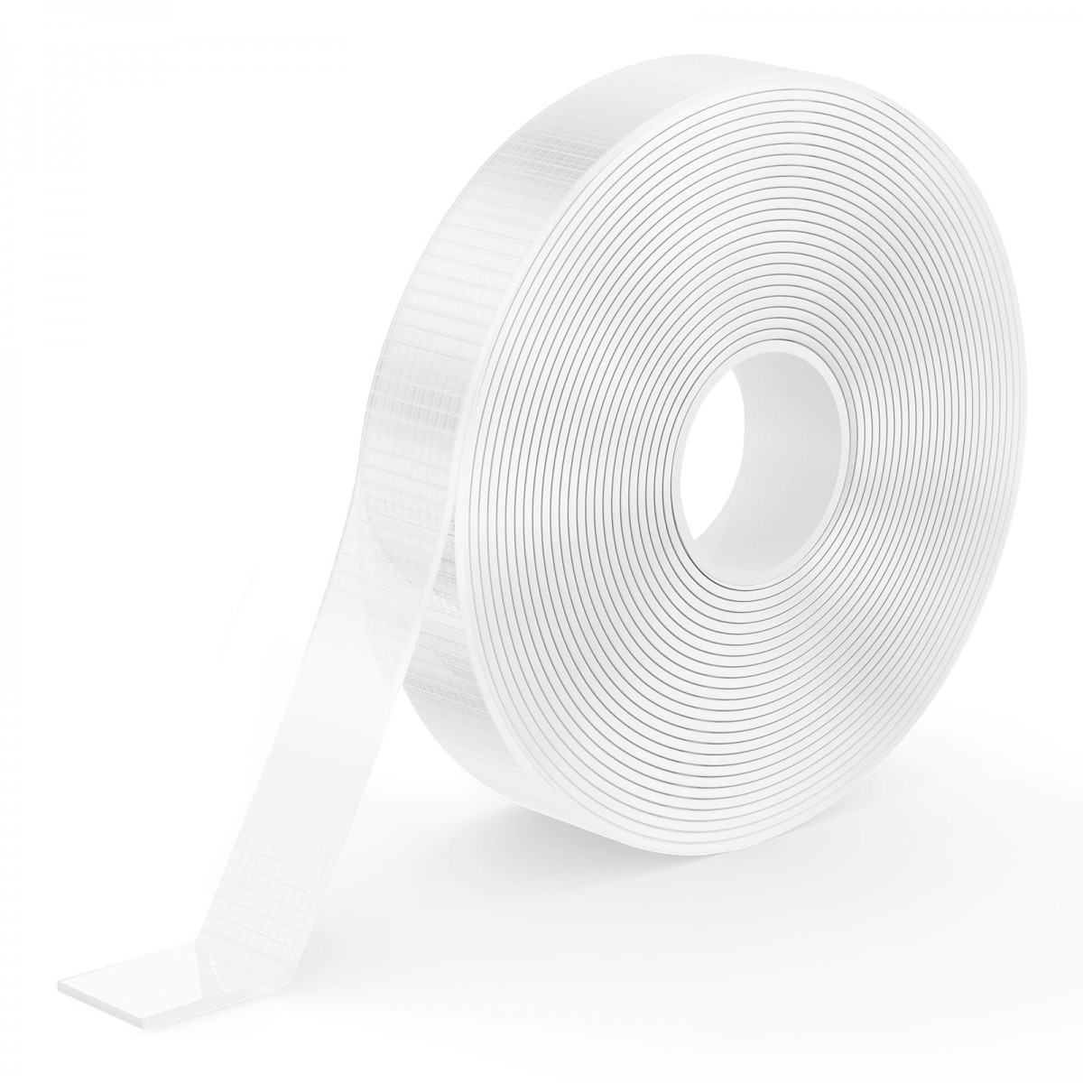 Nanoadeziv puternic, față-verso, de 5 m, 1,3 cm, nu lasă urme, transparent, detașabil, multifuncțional, interior/exterior
