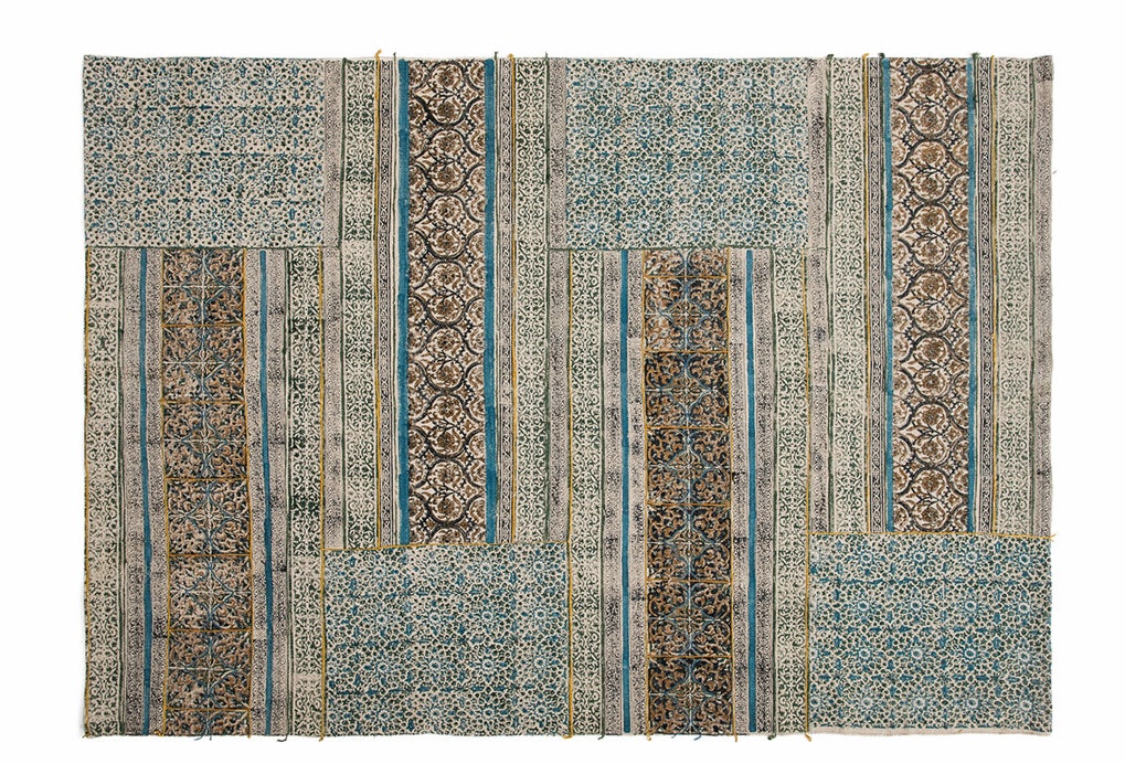 Dywan bawełniany Happy Artic 160x230 cm – Ręcznie drukowany, wielokolorowy, 100% ekologiczny