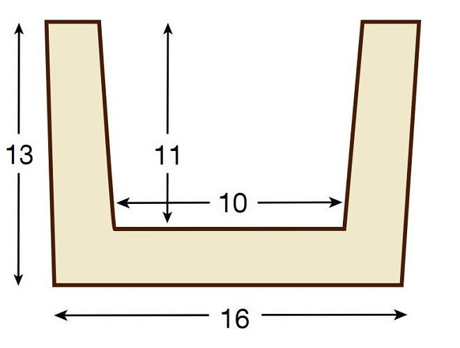 Viga Imitación Madera 16cm de ancho x 13cm de alto x 3m de largo color Nogal decorativa de poliuretano VU0002-N - 4