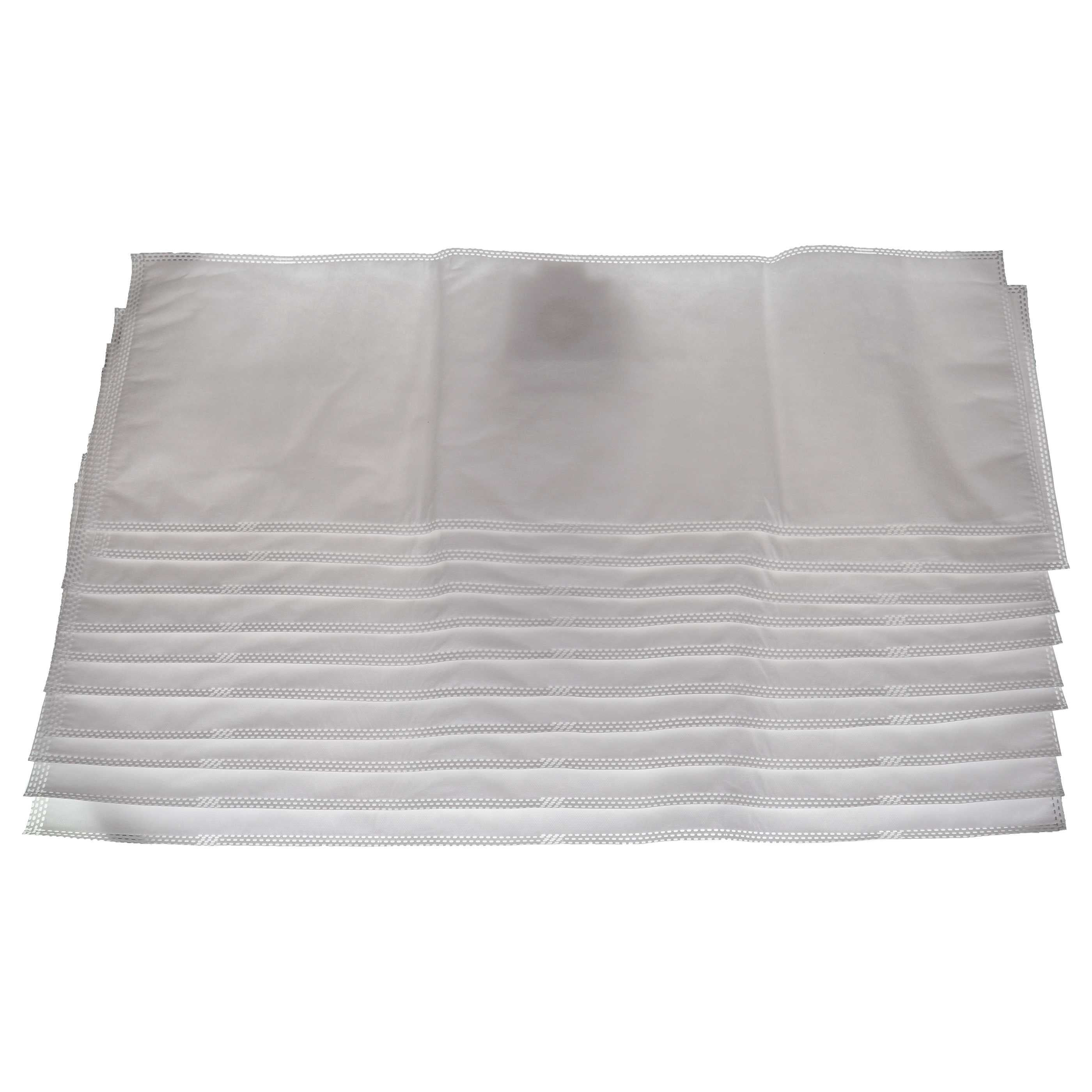 vhbw 10x Sacs compatible avec Electrolux E22, P 9000 Classic, E22N, Panter, HZ173, DP9000D aspirateur - microfibre non tissée, 75cm x 17cm - 3