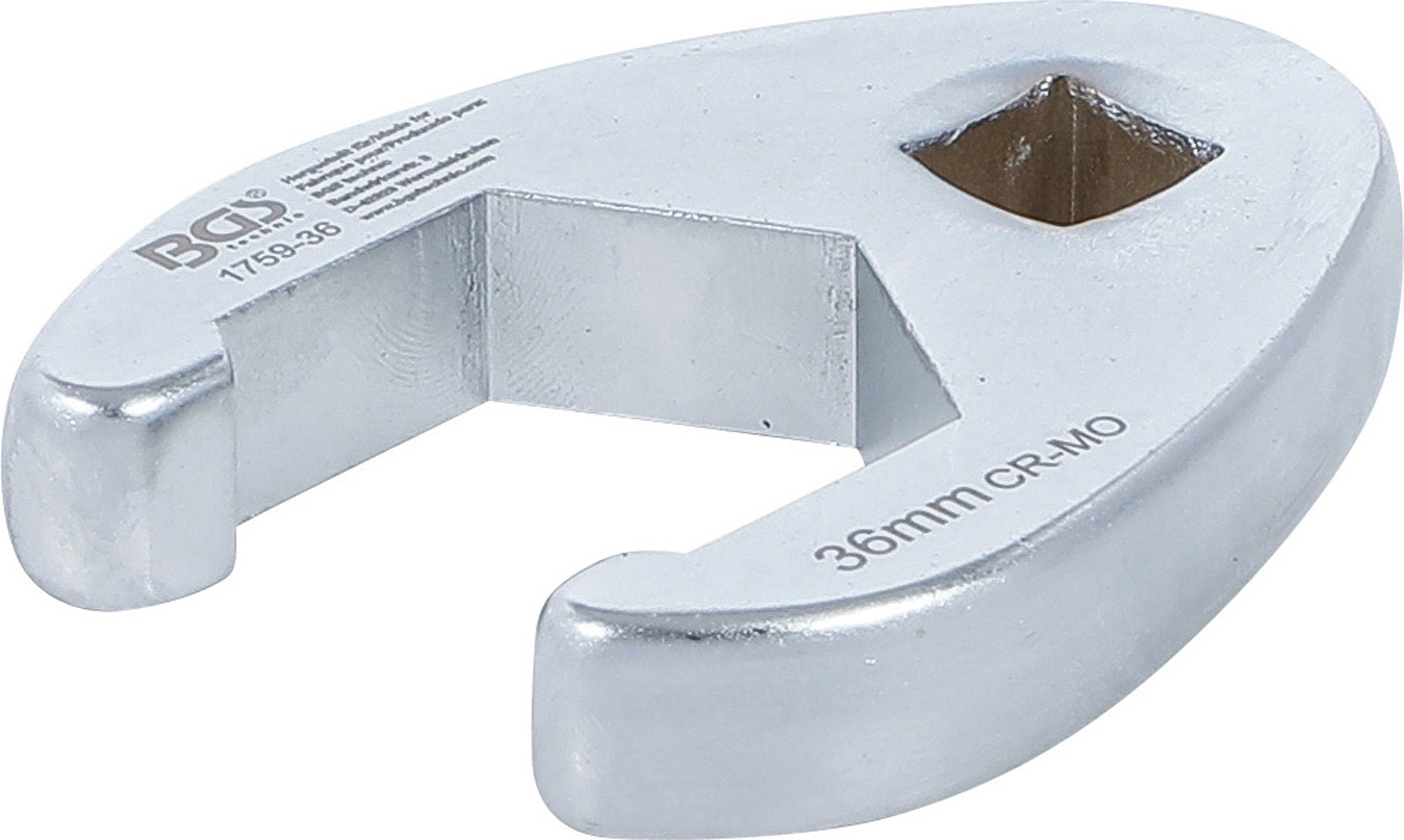 BGS Klucz do nakrętek kołpakowych z napędem kwadratowym wewnętrznym 12,5 mm (1/2") SW 36 mm - 1759-36