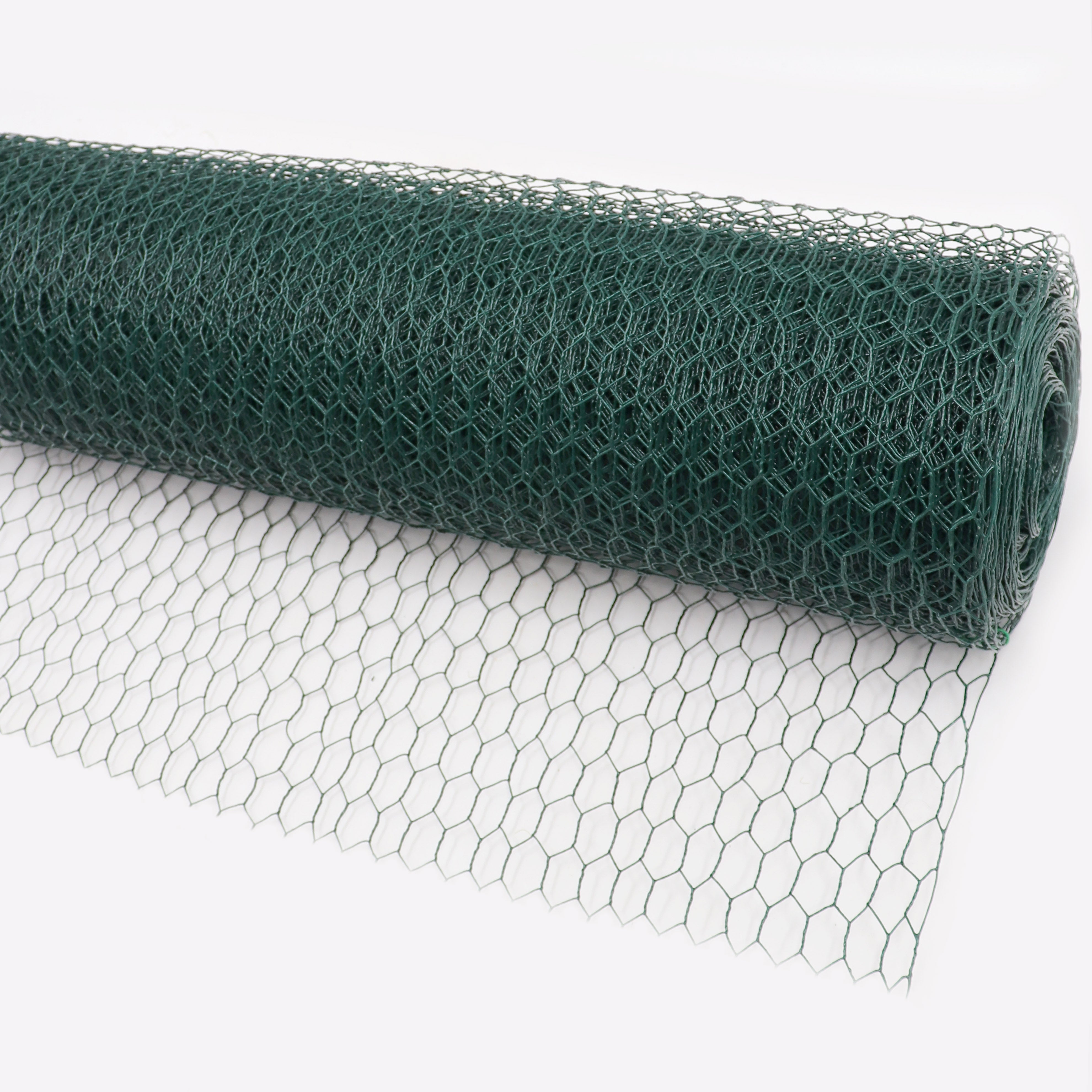 40m malha hexagonal cerca de frango fio de coelho fio de coelho verde fio de coelho 50cm - 4