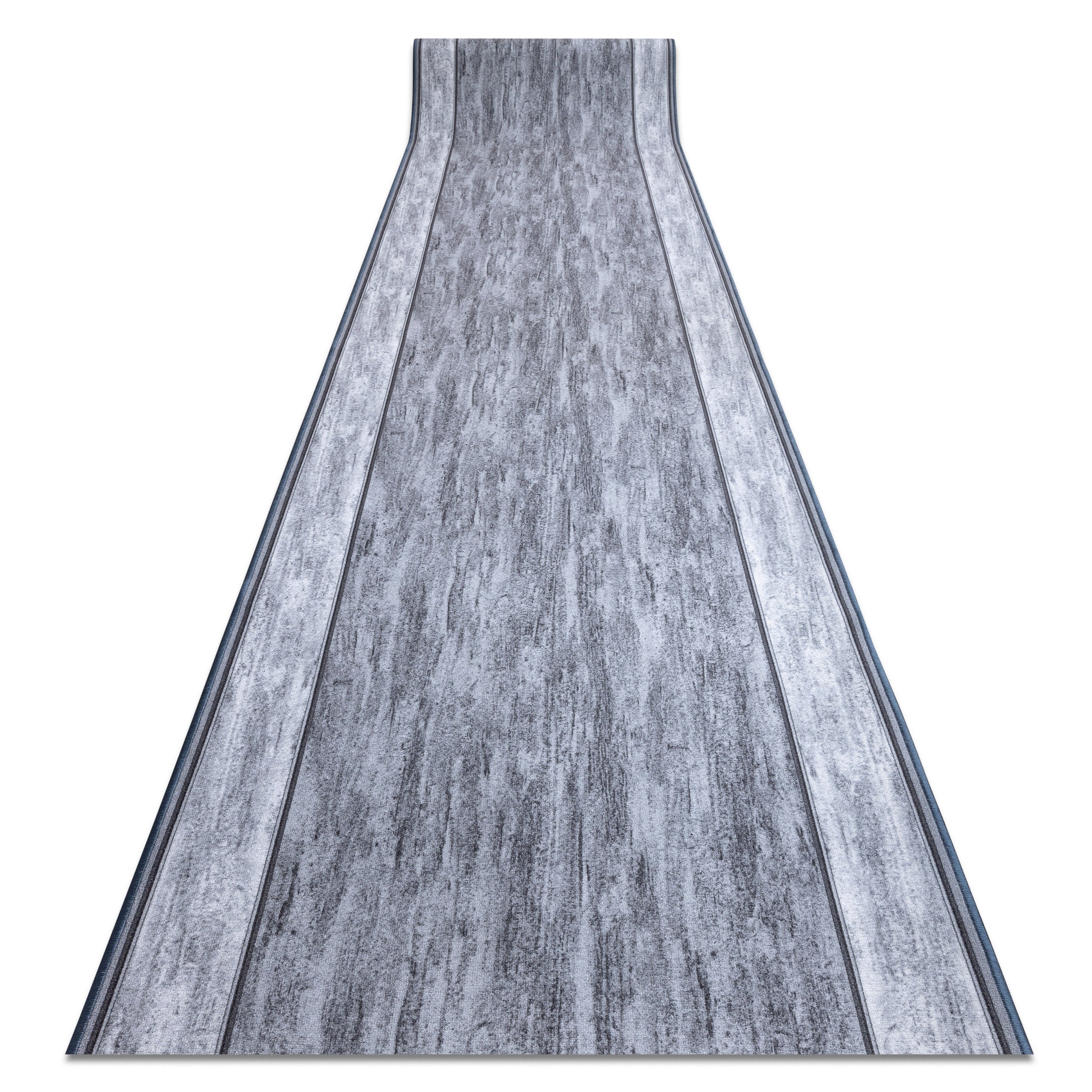 Alfombra de pasillo con refuerzo de goma rama gris 80cm 80x130 cm
