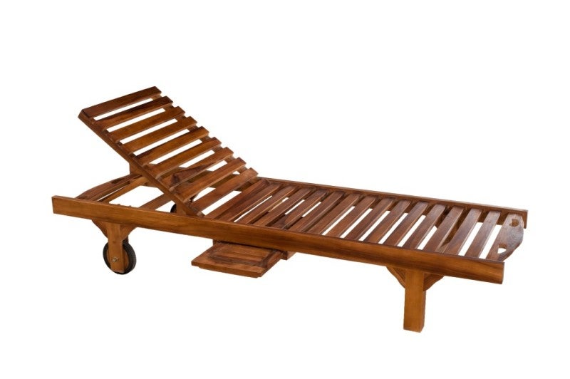 MAEVA - Bain de soleil en bois Teck huilé - 3