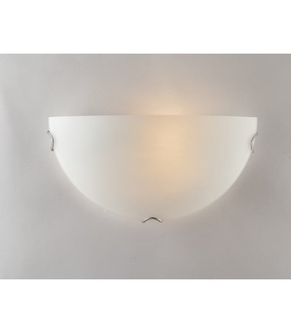 Applique OBLO en verre blanc 30x15h cm - 3