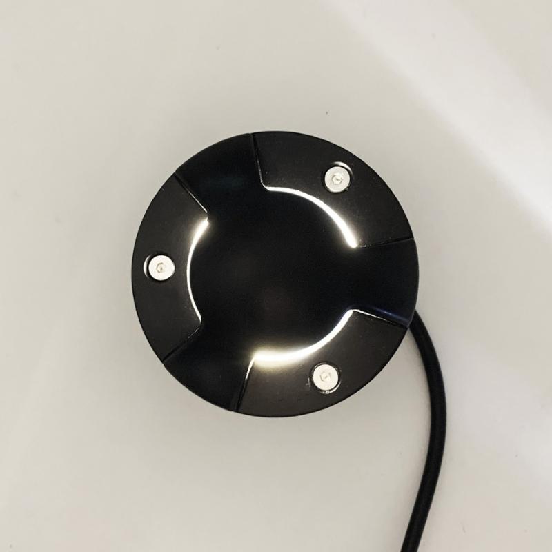 Spot LED Extérieur Encastrable IP65 220V Sol 3W Walkable 3 faisceaux - Blanc Froid 6000K - 8000K - SILAMP - 2