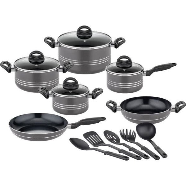 Batterie De Cuisine (set Casseroles/poêles) - Compatible Induction, Gaz, électrique - Neuf