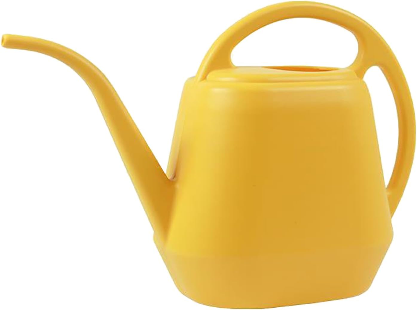 Żółta konewka do roślin 38 x 20 x 24,5 cm 1,4 l Duża pojemność Plastikowa długa wylewka Narzędzia ogrodnicze