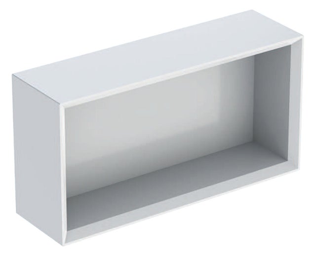 Geberit iCon étagère rectangulaire, 45x23,3x13,2 cm, 502322, 502.322.01.1, Farbe: laqué blanc brillant