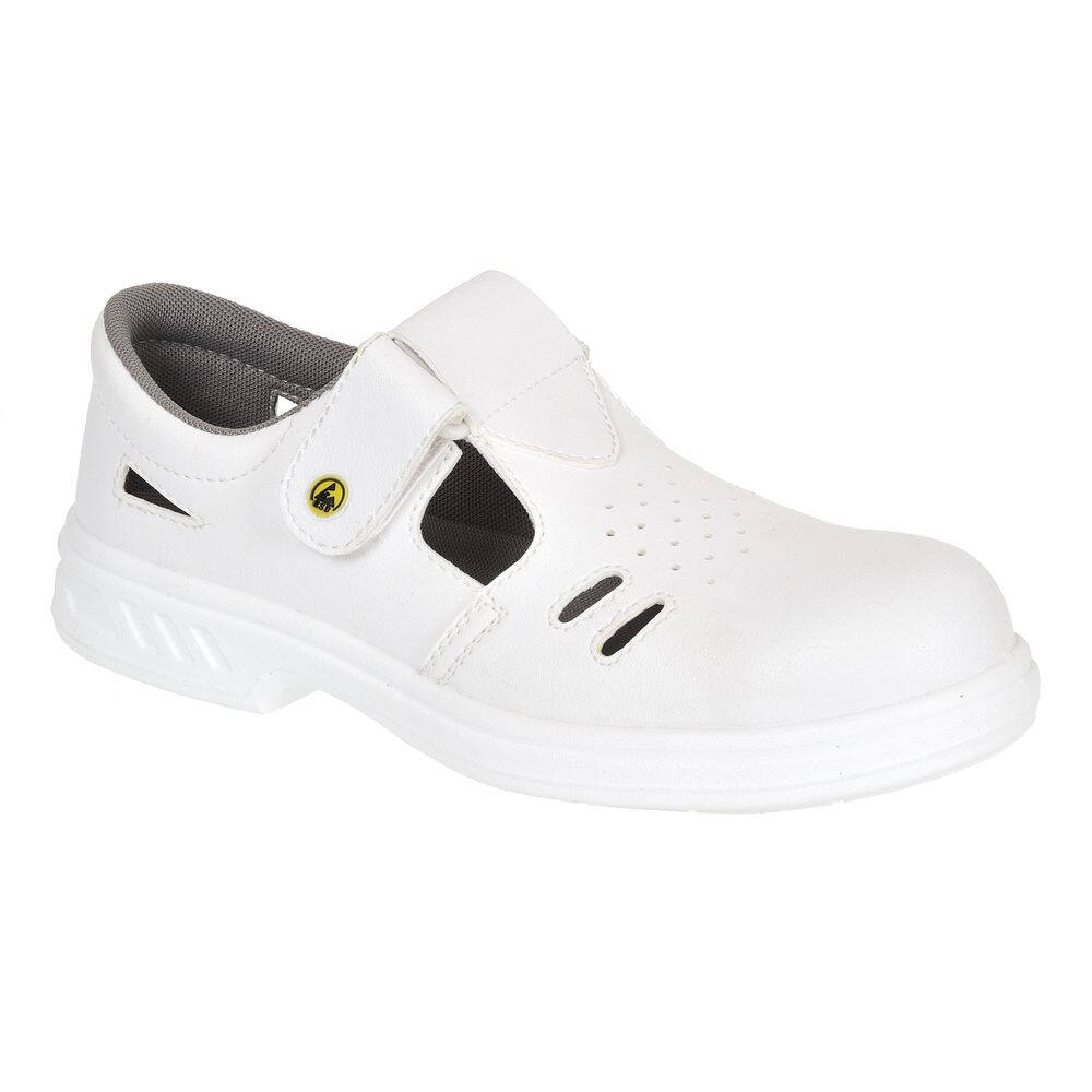 Portwest FC03 Botte Sécurité ESD Perforée Blanc - Taille 39 Norme EN ISO 20345