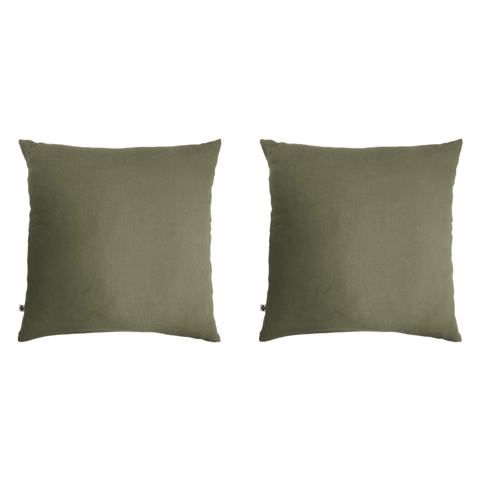 Lot 2 Taies D'Oreiller Géométriques 40x40cm - Rouge Gris Noir - Housse Coussin Réversible Moderne