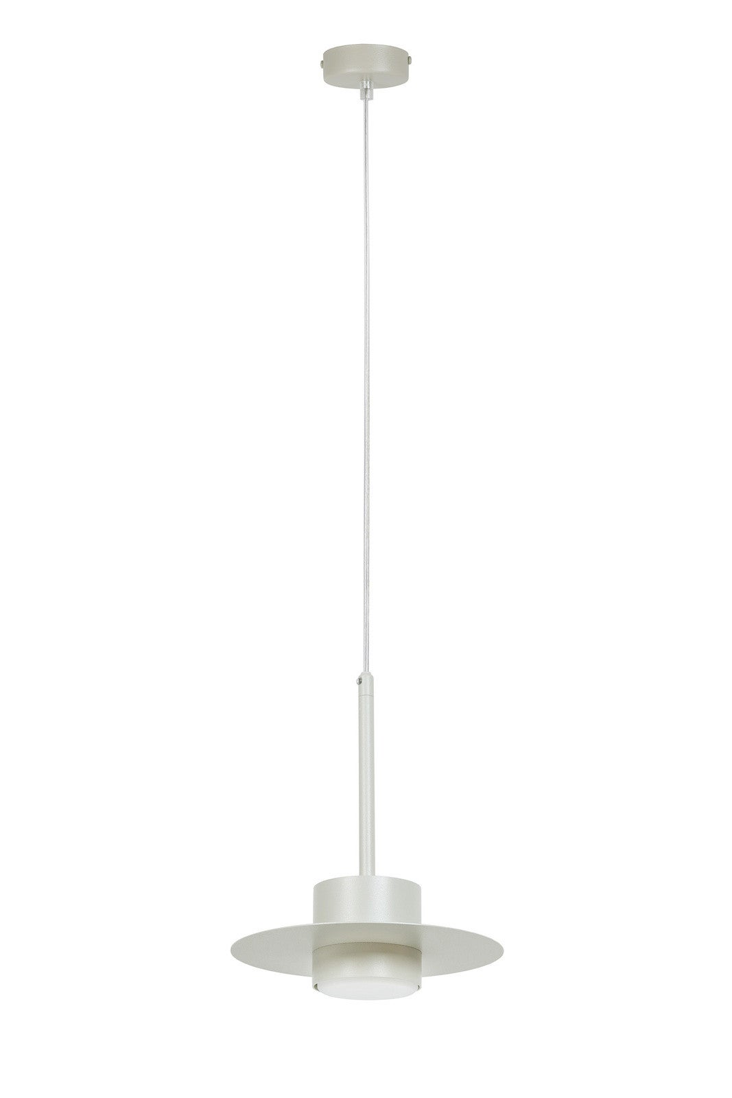 Lampa wisząca Charlie jasny szaro-beżowa 1xGX53x12W wym: 150 x 20 x 20 cm metal SIGMA