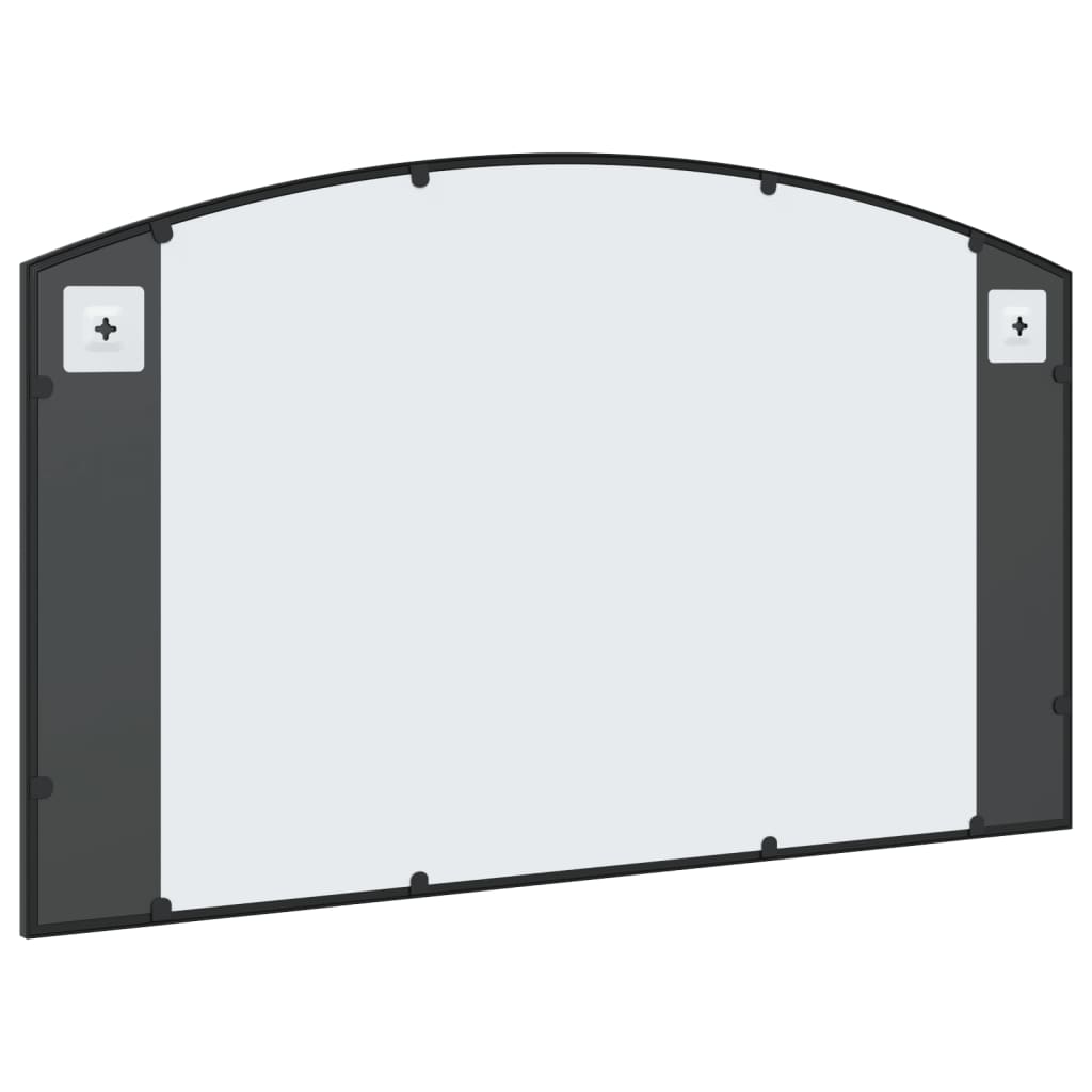 Maison Exclusive - Miroir mural noir 100x60 cm arche fer - 5
