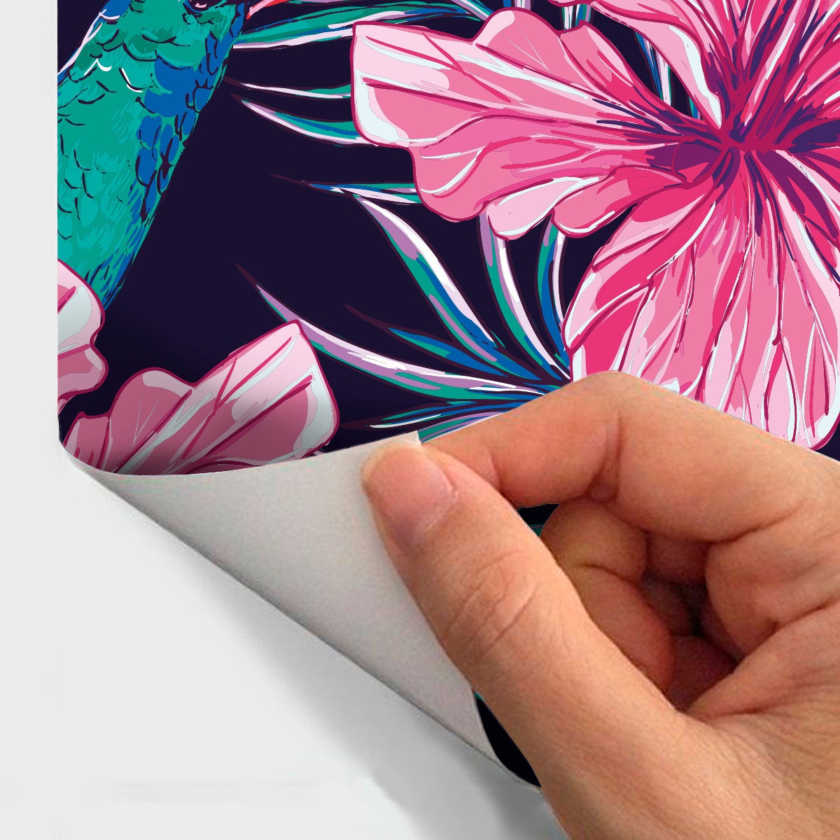 Adesivo carta da parati tropicale Barva - Sticker adesivo - adesivi murali - 60x60cm - 4