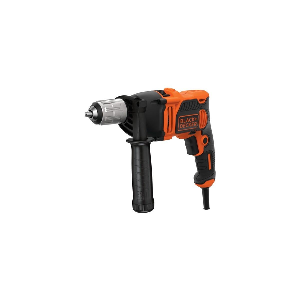 Leroy Merlin Black & Decker Beh850-Qs Taladro 3100 Rpm Sin Llave Negro/Naranja