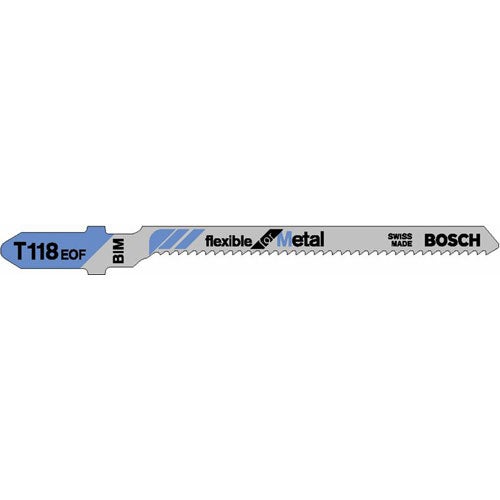 Bosch Lames Scie Sauteuse PRO Alu T127D - Pour Aluminium Et Métaux Non Ferreux - Lot De 2 - Longueur 100mm