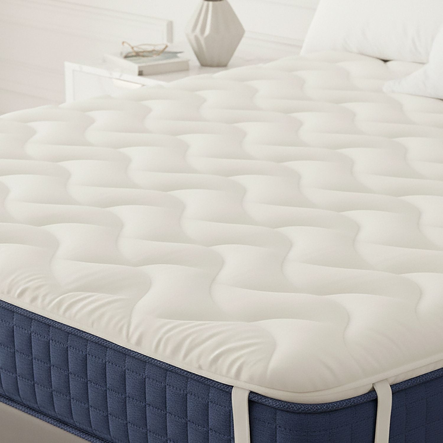 Topper Viscoelástico 135x190cm - Memory Foam Transpirable - Cara Invierno/Verano - Fusion Home - 6