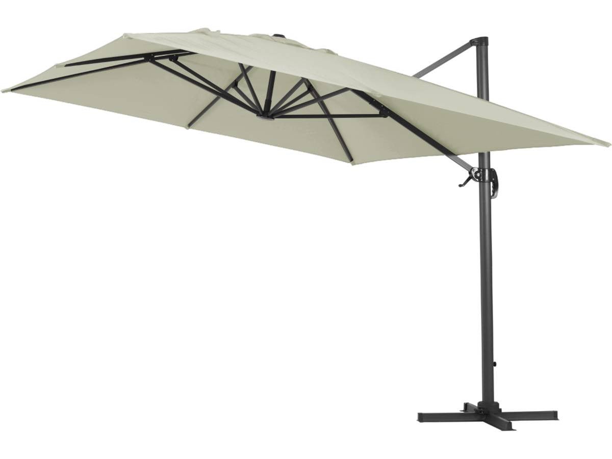 Parasol jardin déporté Alu 