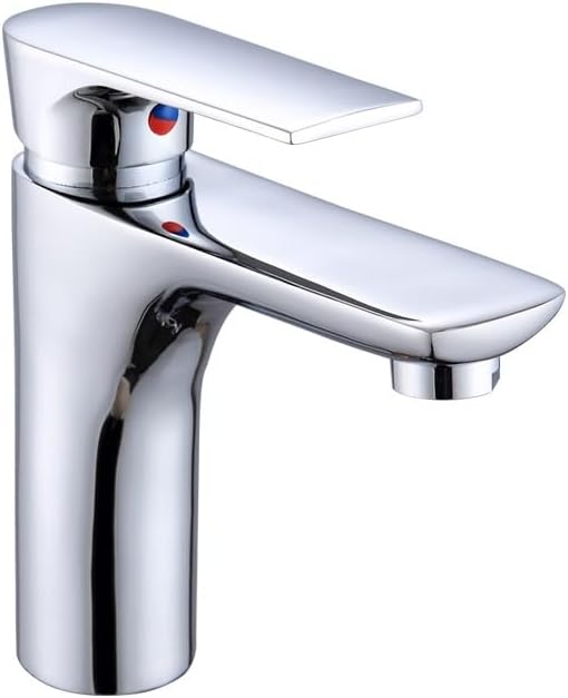 Bateria umywalkowa ciepłej i zimnej wody, wykonana w całości z miedzi galwanizowanej. Bateria umywalkowa ciepłej i zimnej wody do łazienki.