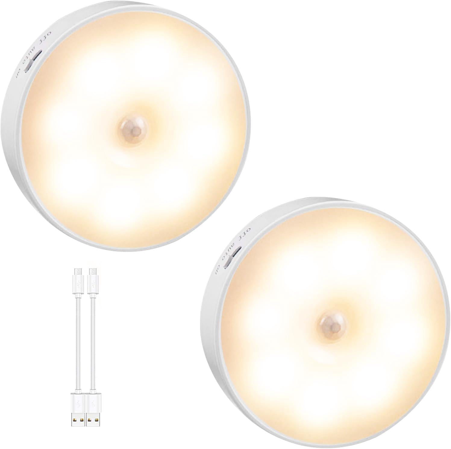 Lampki LED z czujnikiem ruchu lampka nocna USB wewnętrzna lampka z czujnikiem ruchu lampa czujnikiem ruchu automatycznie włączana wyłączana nocna LED