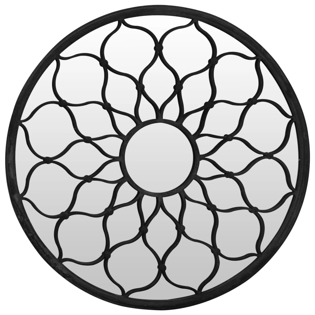 SYLUOQP Specchio da Parete a Forma di Sole Specchio Decorativo Decorativo Grande Specchio Rotondo Montato a Parete Metallo Dorato per Soggiorno corridoio Ristorante Accessori,27.6in