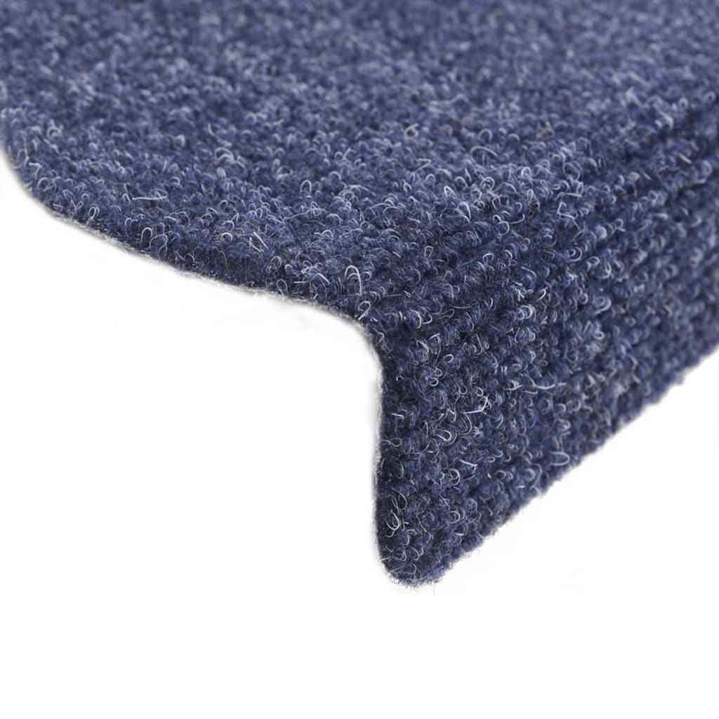 Tapis d'escalier auto-adhésifs 30 pcs bleu 56x17x3 cm - 6