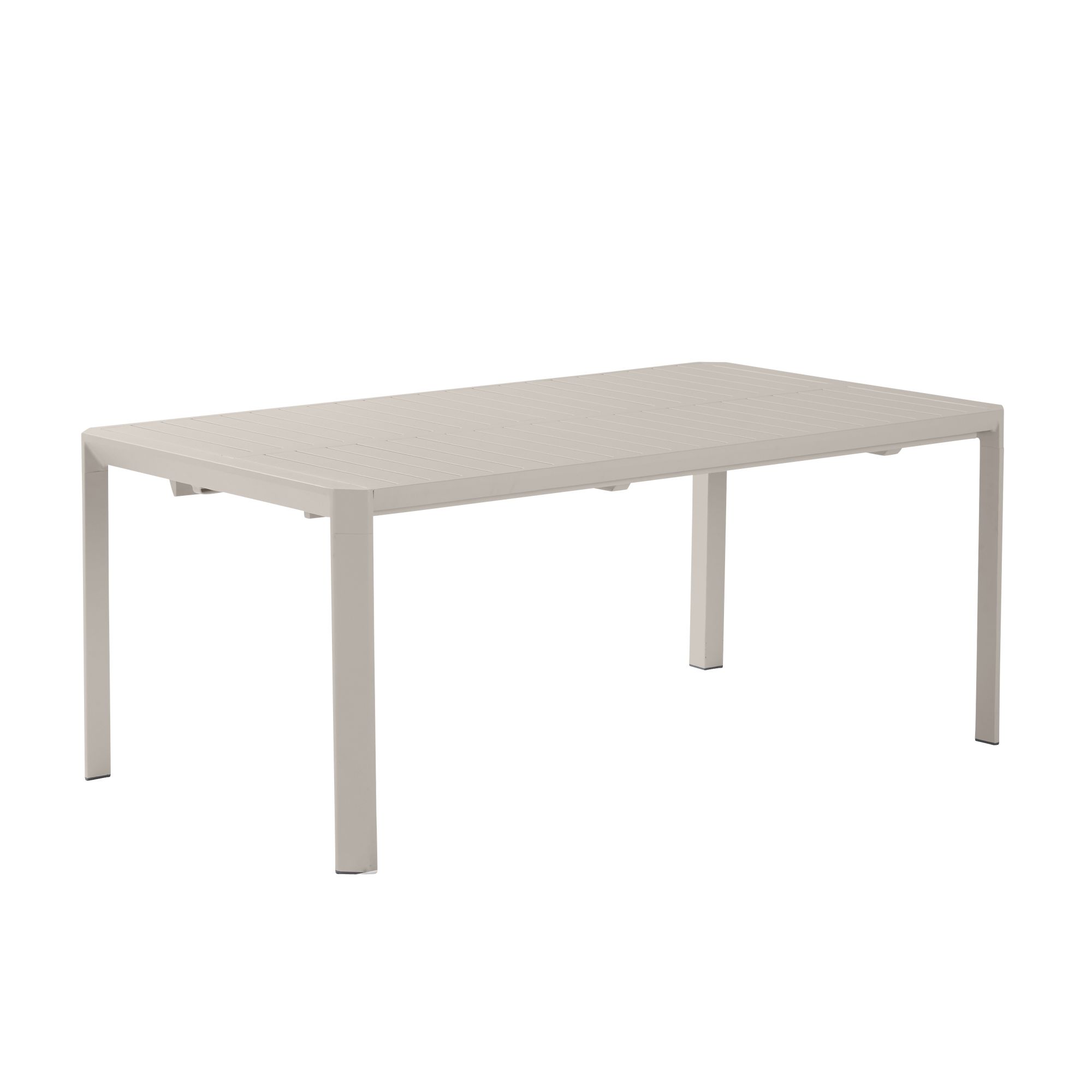 Rozkładany stół ogrodowy NATERIAL Idaho z aluminium w kolorze beżowym o wymiarach 180/240x76x100 cm
