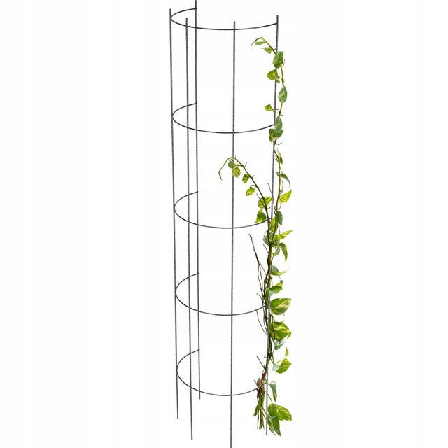 PERGOLA OGRODOWA PODPORA METALOWA NA KWIATY RÓŻE DO ROŚLIN KOLUMNA 150cm