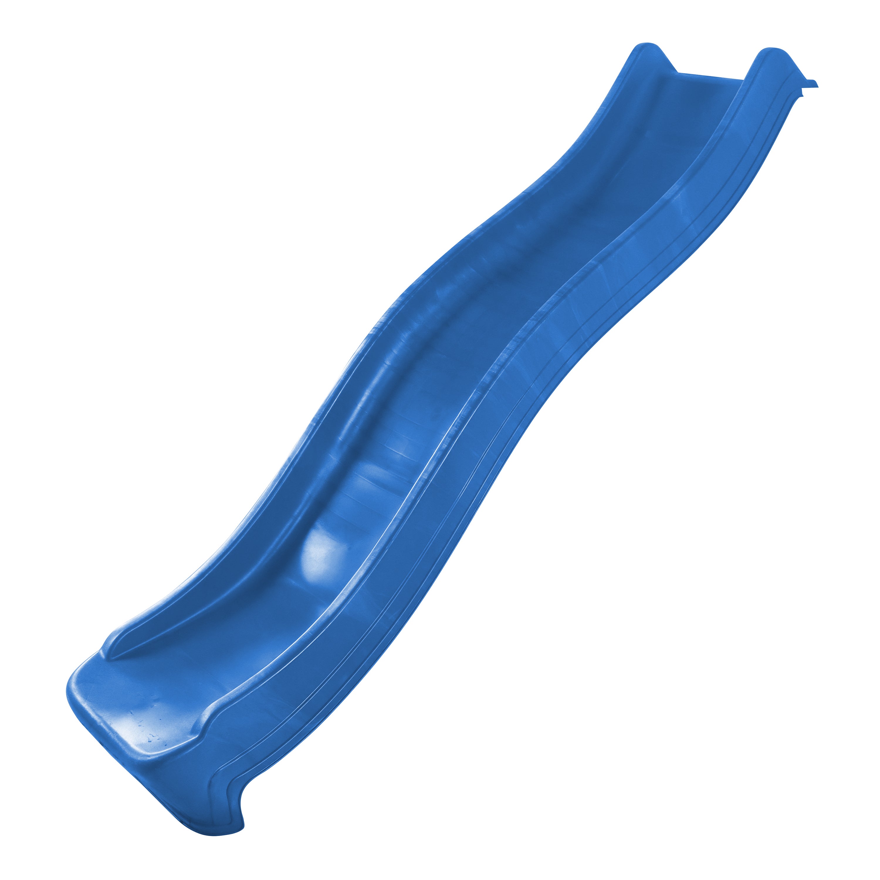 Glissière de Toboggan pour Enfants 210 cm – Toboggan Extérieur Enfant en Polypropylène Robuste, Idéal pour Station de Jeux et Jardin, Hauteur 118 cm, Bleu (Poids 8.3KG