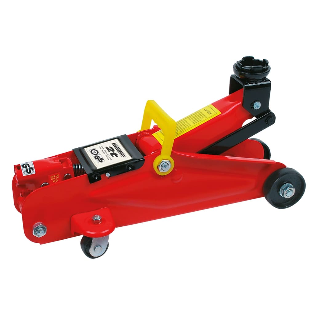 Cric a bottiglia portatile Fervi 0062/32 con pistone idraulico, portata 32 tonnellate [0062/32