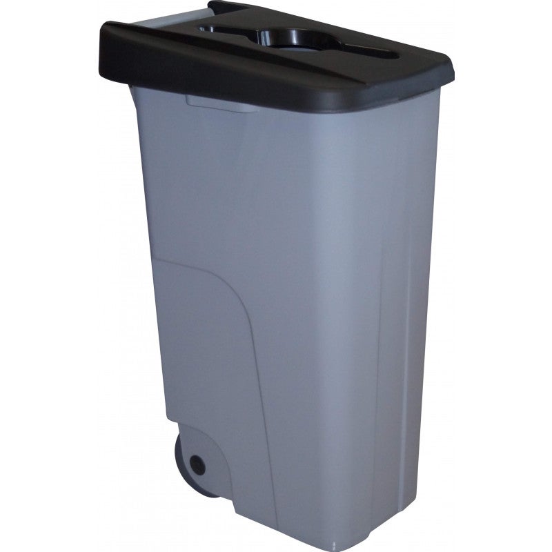Poubelle De Recyclage Mince 87 Litres Avec Couvercle - Design Peu Encombrant, Par Chabrias Ltd