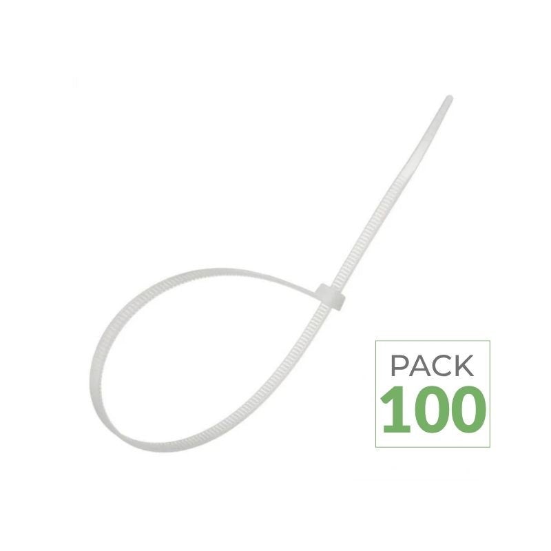 Pack de 100 - Serre-câble 100 x 3,5mm - Noir - SILUMEN - 2