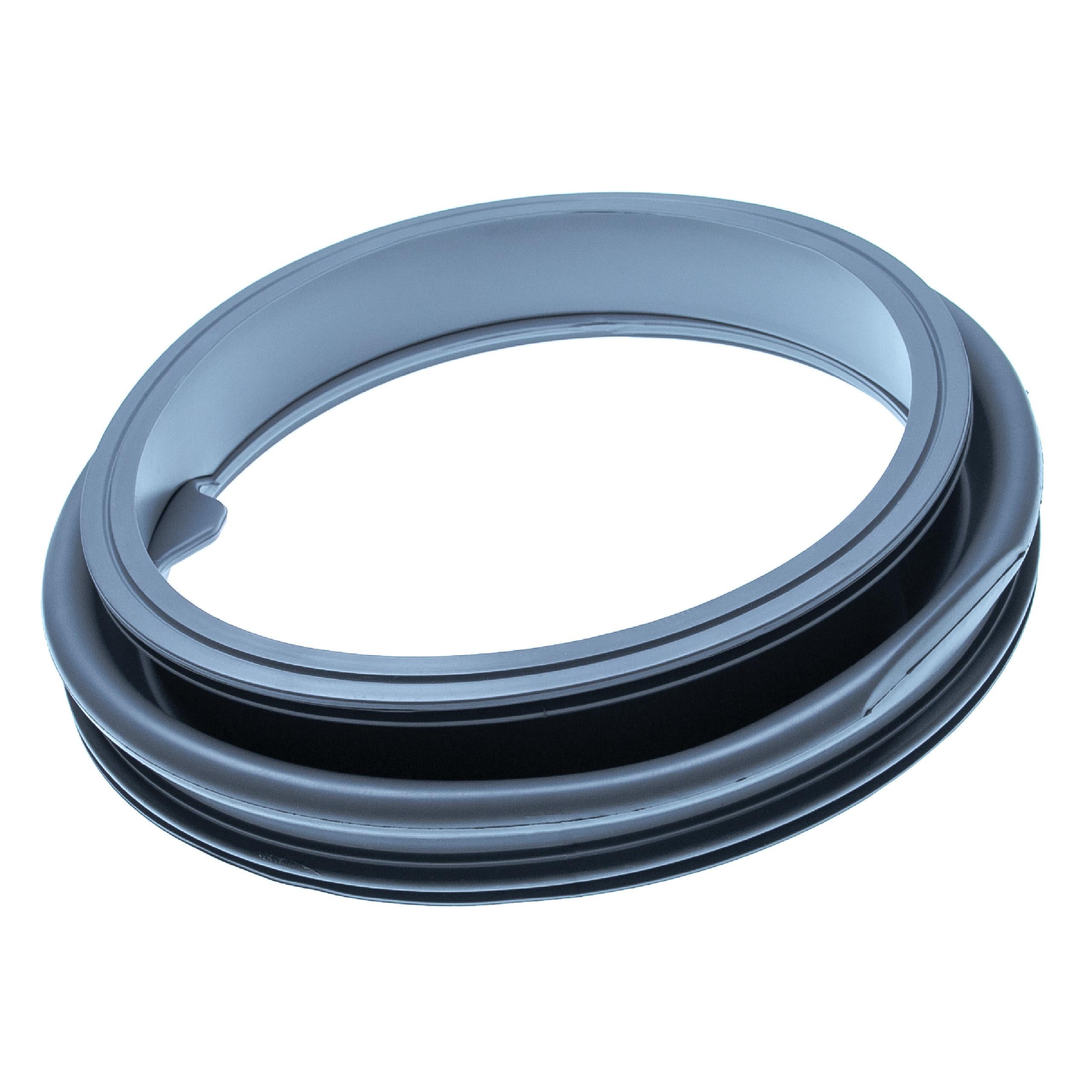 vhbw Joint de porte compatible avec Samsung WF0702WKV, WF0702WKV/YLP, WF0792NCSYMF, WF10614YKE/XEG lave-linge - caoutchouc, diamètre 40 cm, gris - 8