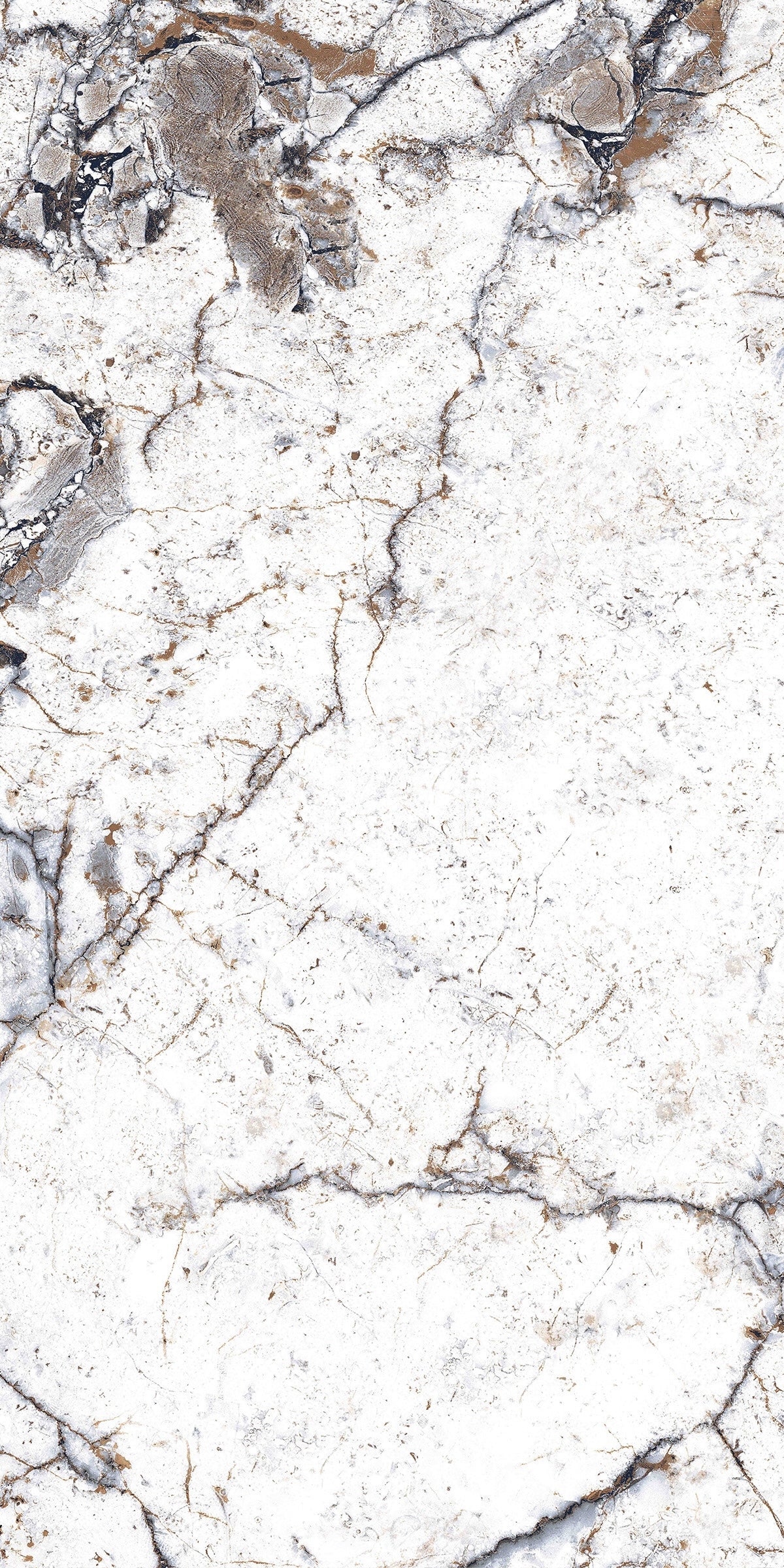 Carrelage sol / mur effet marbre blanc STRATO l.60 x L.120 cm Brillant LIMCARO - 7