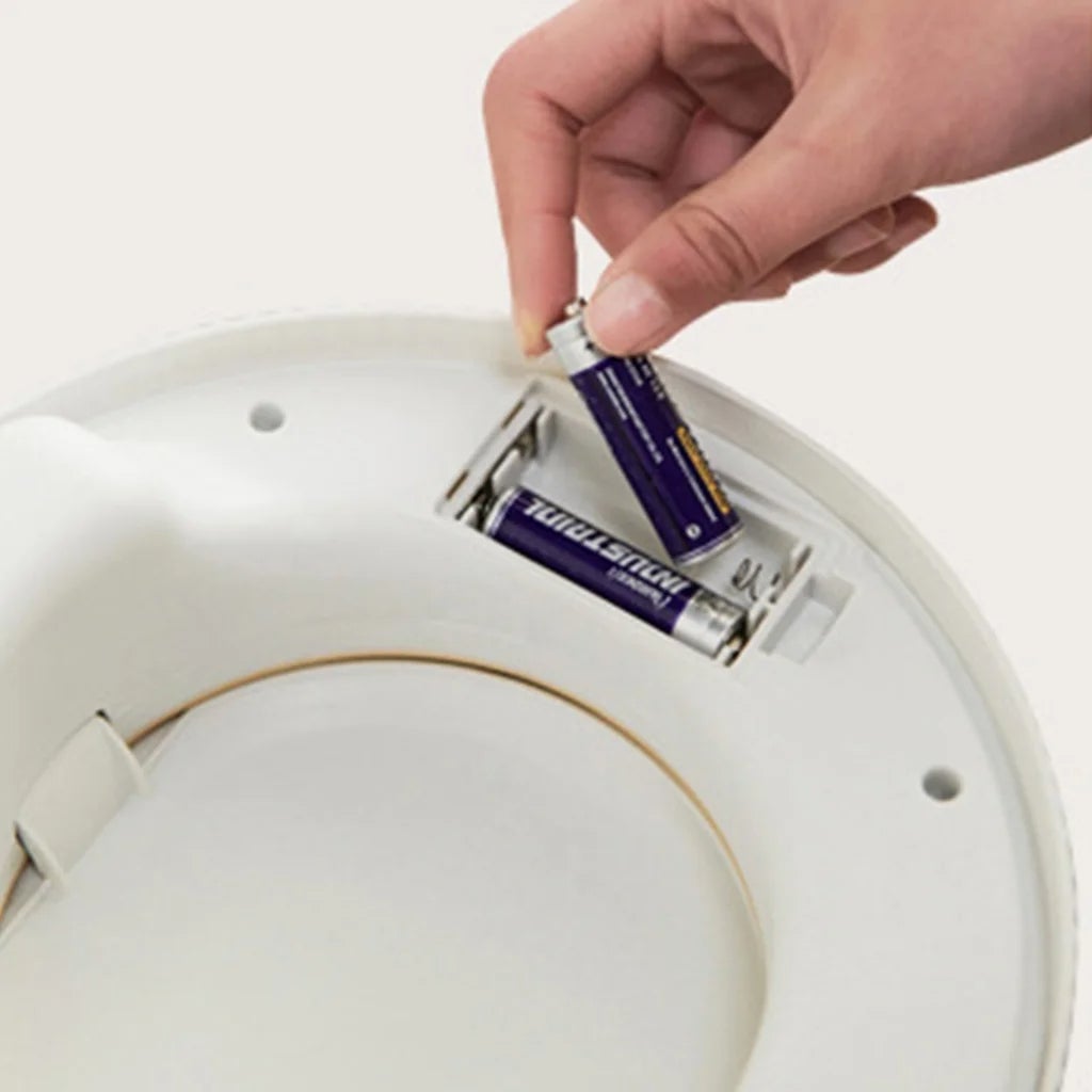 Pattumiera intelligente con sensore, design a righe, con coperchio, adatta per l'uso domestico in soggiorno e camera da letto, verde, senza piedini - 9