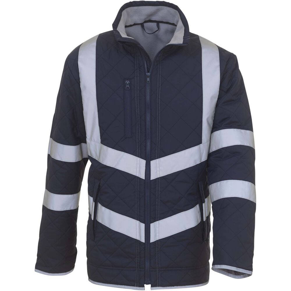 Veste De Sécurité Imperméable YOKO - Homme - Taille S à 3XL - Noir/Marine