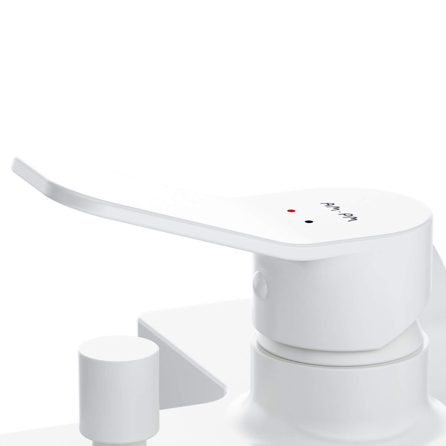 Mitigeur de baignoire mécanique Robinet salle de bain, mitigeur de bain, Blanc taille M, X-Joy FXA10033 AM.PM - 8