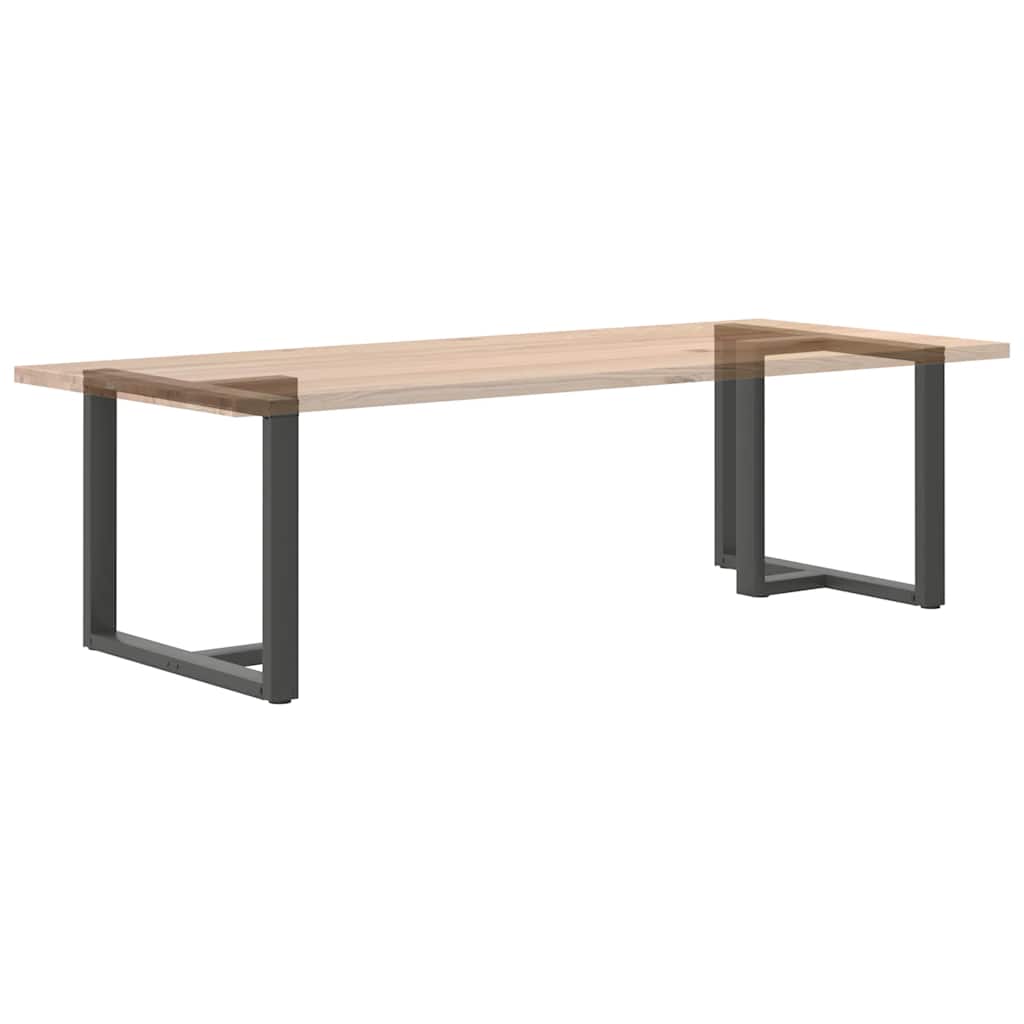 Lot de 2 Pieds de table à manger forme de T | Pied de meuble 100x35x(72-73)cm acier CFW27653 - 8