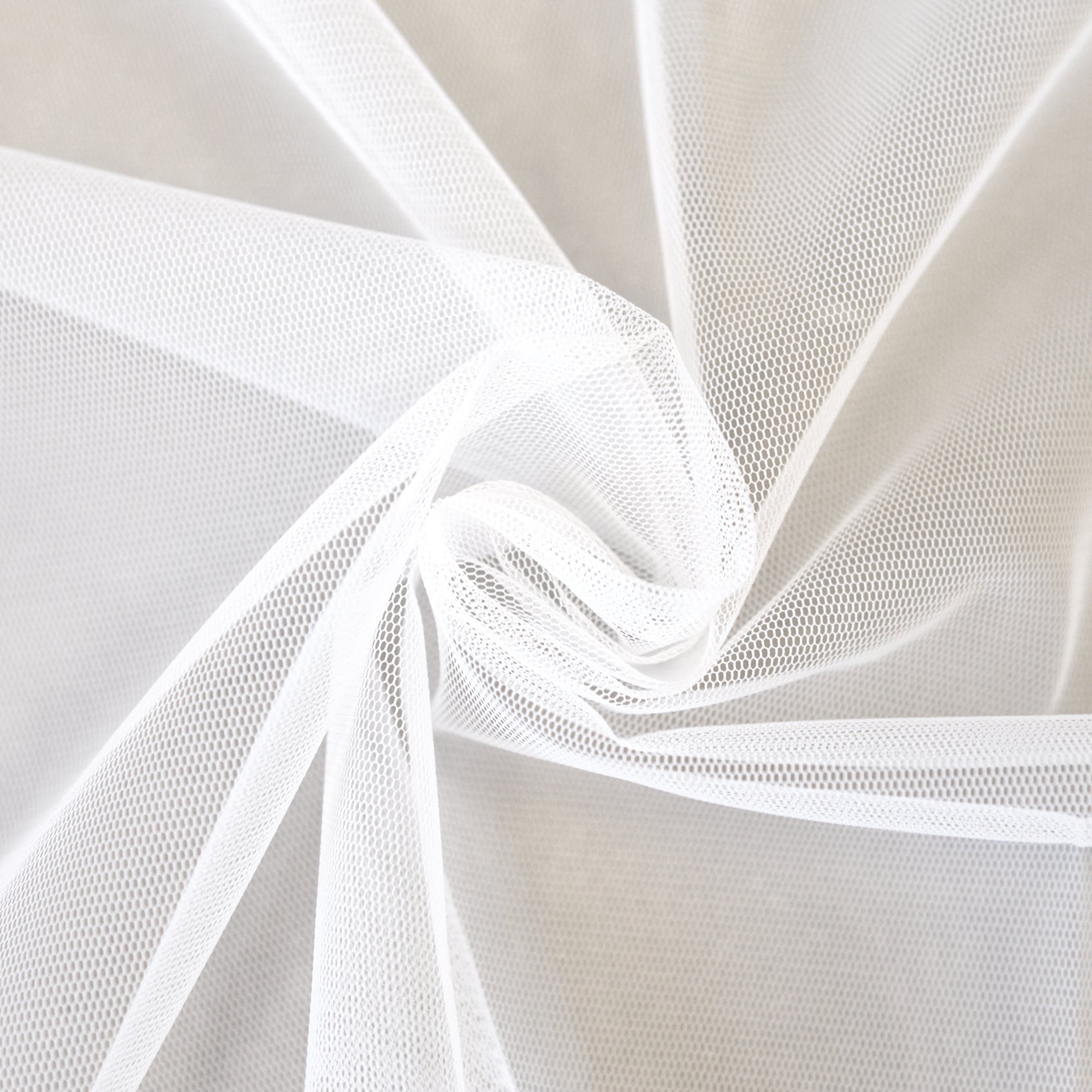 Voilage moustiquaire à nouettes - Blanc - 140x280 cm - Polyester - 4