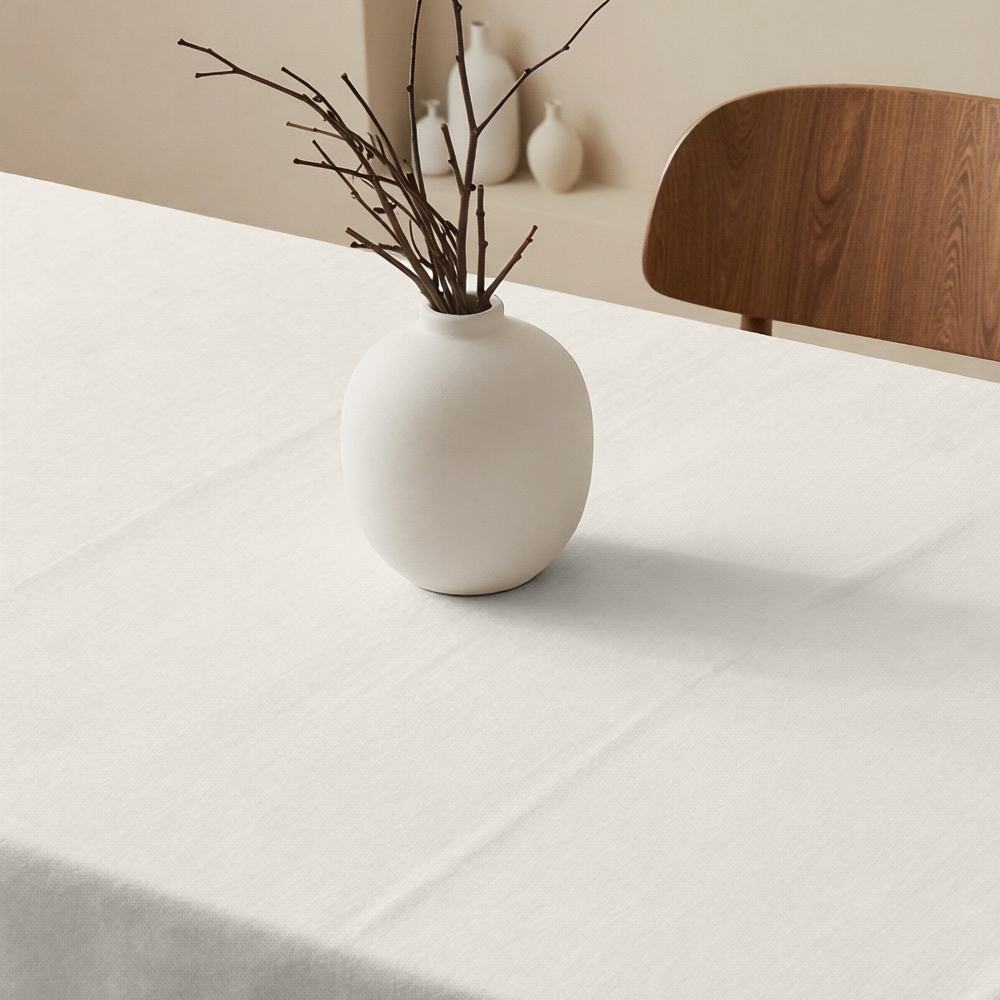 Mantel antimanchas XL Liso lino 101 - 180x180 cm - 3