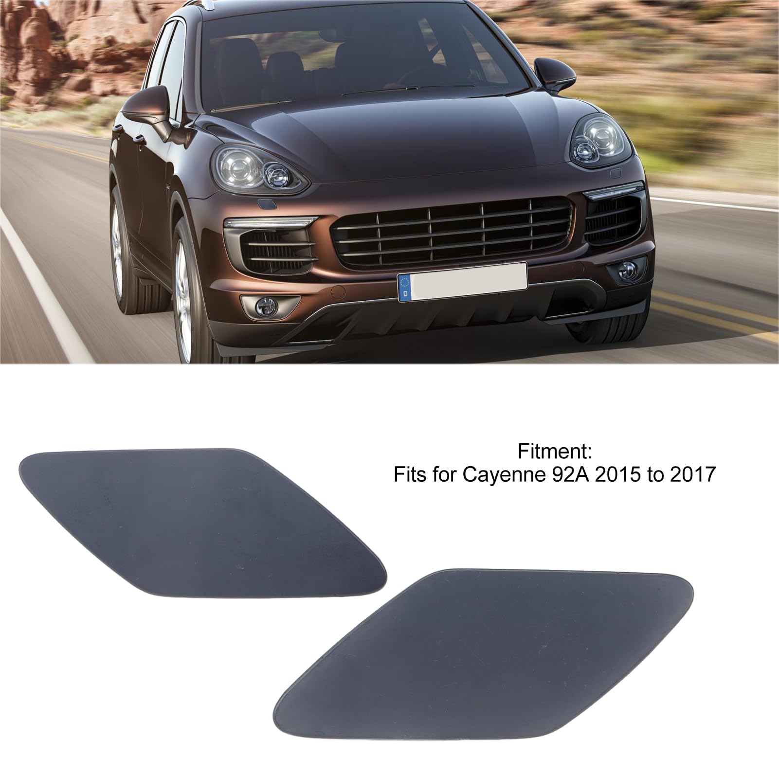 Cache Buse Lave-Phare Avant Gauche Pour Porsche Cayenne - Pièce 95850533300, Neuf, Universel