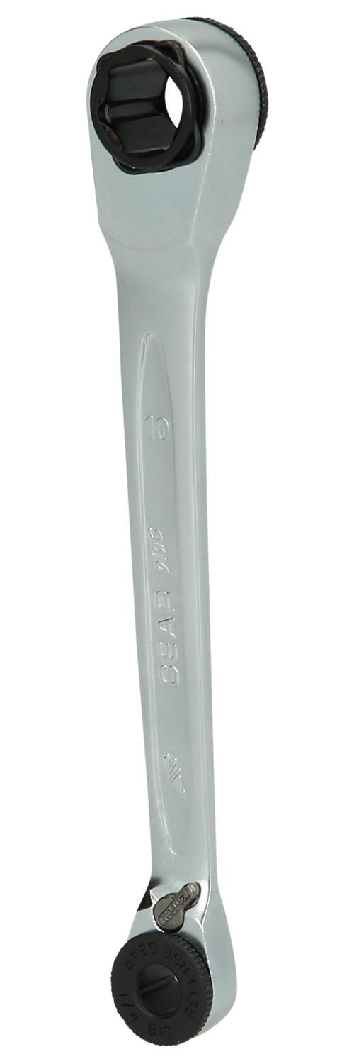 KS TOOLS GEARplus Mini-grzechotka do bitów 1/4" x 10 mm - 503.4678