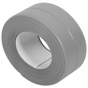 Plinthe Souple Autoadhésive Lot De 2 Rails De Connexion Pour Plan De Travail De Cuisine, Joint D'Écart, Bande De Finition Et D'Étanchéité (Gris, 68,9 Cm Joint Salle De Bain