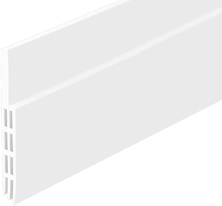 Uszczelka drzwiowa, dźwiękoszczelna, izolacja przed zimnem, izolacja cieplna, odstraszająca owady, pyłoszczelna (200 x 5 cm, biała)