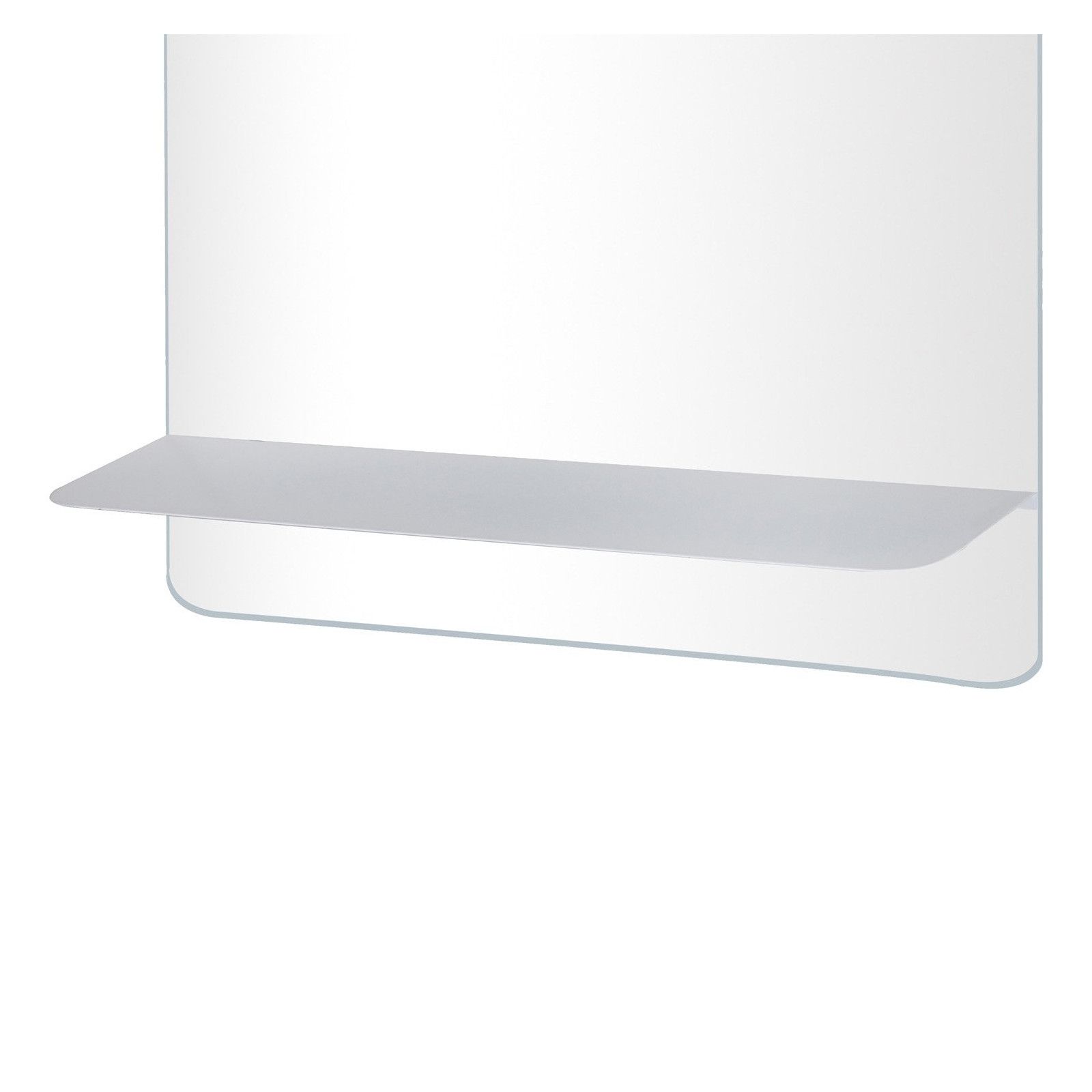 Miroir rectangulaire SORRENTO avec tablette en métal - 7