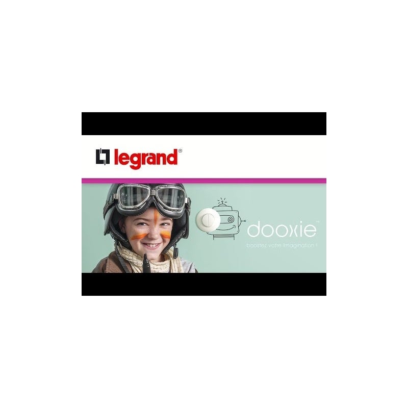 Sortie de câble IP21 DOOXIE livrée complète avec plaque finition blanc - LEGRAND - 600323 - 6