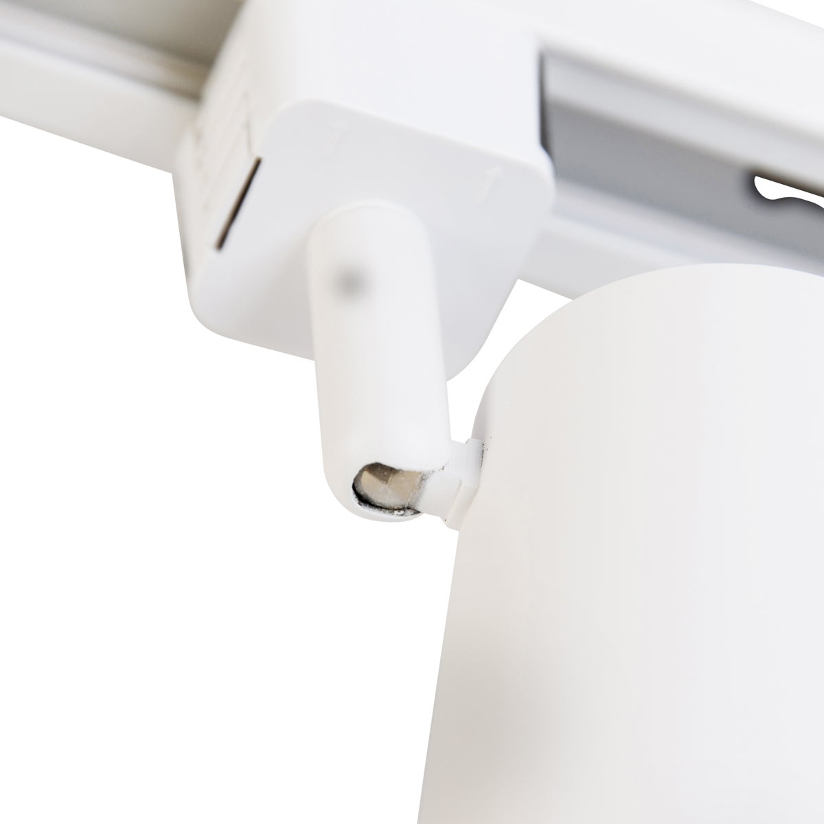 Sistema di illuminazione a binario moderno con 6 faretti bianchi monofase 200 cm - Iconic Jeana - 6