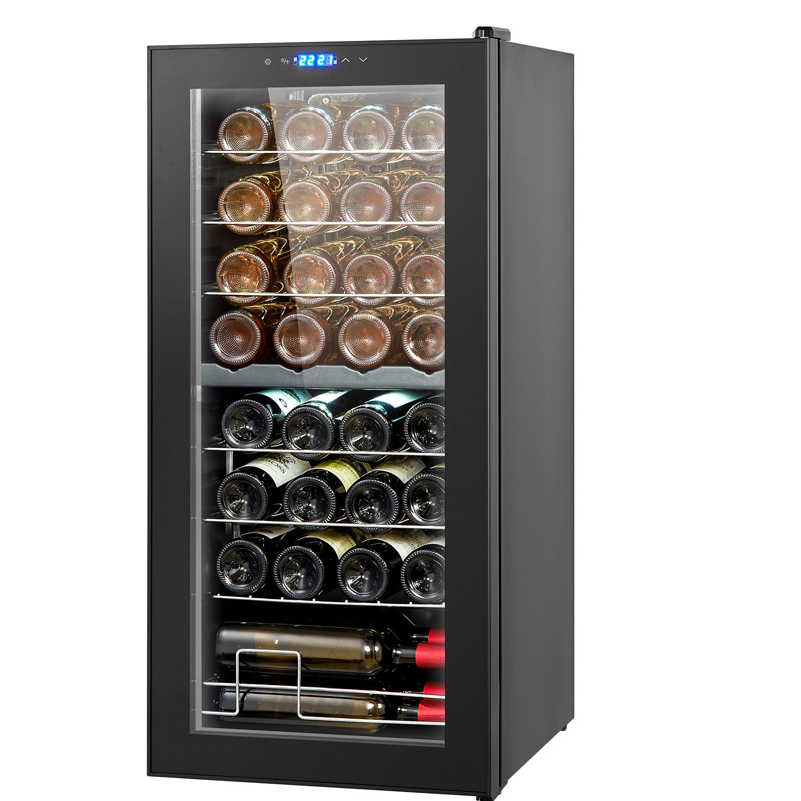 Cave à vin 32 bouteilles,SucceBuy réfrigérateur à vin double zone et — free download