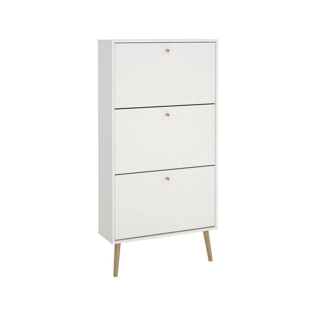 Meuble à Chaussures étroit Avec 4 Tiroirs – Range Jusqu’à 28 Paires – Pour Entrée, Couloir Ou Salon (24 X 120 X 89 Cm)
