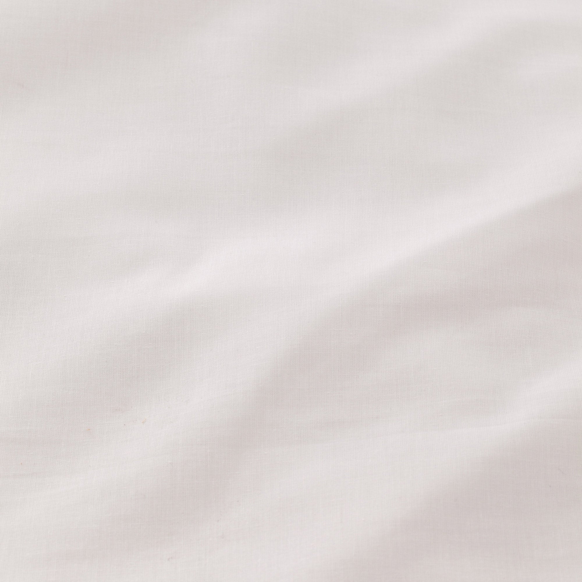 Copripiumino tinta unita 100% cotone + federe 260x240 + 2 (50x90) cm colore Bianco - 7